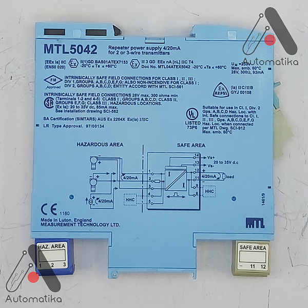 MTL5042 -1 Channel Barrier Isolator