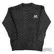 پلیور مردانه مشکی بافت برجسته مدل D&G Edition | BAZARÈLL Men’s Textured black Knit Sweater | BAZARÈLL D&G Edition