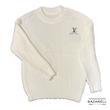پلیور سفید بافت لوکس با لوگوی LV | Louis Vuitton White Knit Sweater