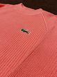 پلیور مردانه صورتی برند LACOSTE Edition | BAZARÈLL Men’s pink Knit Sweater | BAZARÈLL Lacoste Edition