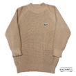 پلیور مردانه بژ برند LACOSTE Edition | BAZARÈLL Men’s beige Knit Sweater | BAZARÈLL Lacoste Edition