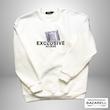 هودی سفید طرح Exclusive Access – ترکیب سادگی، قدرت و فشن مدرن Exclusive Access White Hoodie – Minimal Power. Urban Elegance.