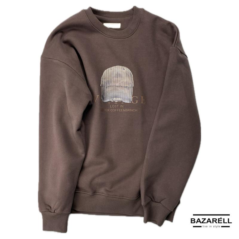 دورس رنگی طرح Vintage با چاپ خاص و پارچه سه‌نخ پشت کرک – BAZARÈLL colorful Vintage Print Hoodie – Premium Three-Thread Fleece by BAZARÈLL