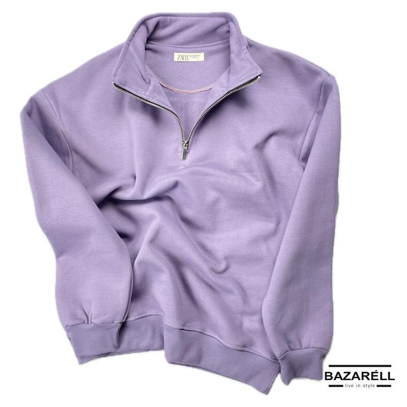 دورس نیم زیپ رنگی بیسیک ساده با پارچه سه‌نخ پشت کرک – BAZARÈLL colorful basic Hoodie – Premium Three-Thread Fleece by BAZARÈLL