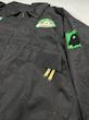 کاپشن بامبر مشکی Patch Series با جزئیات سبز خاص Black Bomber Jacket Patch Series with Green Details