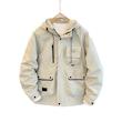 کاپشن نازک کرم مردانه‌زنانه Outdoor Explorer | بادگیر سبک چهارفصل استریت‌استایل | Outdoor Explorer Beige Lightweight Windbreaker Jacket | Unisex Streetwear All-Season Style