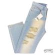 شلوار جین آبی روشن زاپ‌دار طرح ZARA مدل Premium Distressed | استریت‌استایل مدرن زنانه و مردانه ZARA Premium Distressed Light Blue Jeans | Modern Unisex Street Style