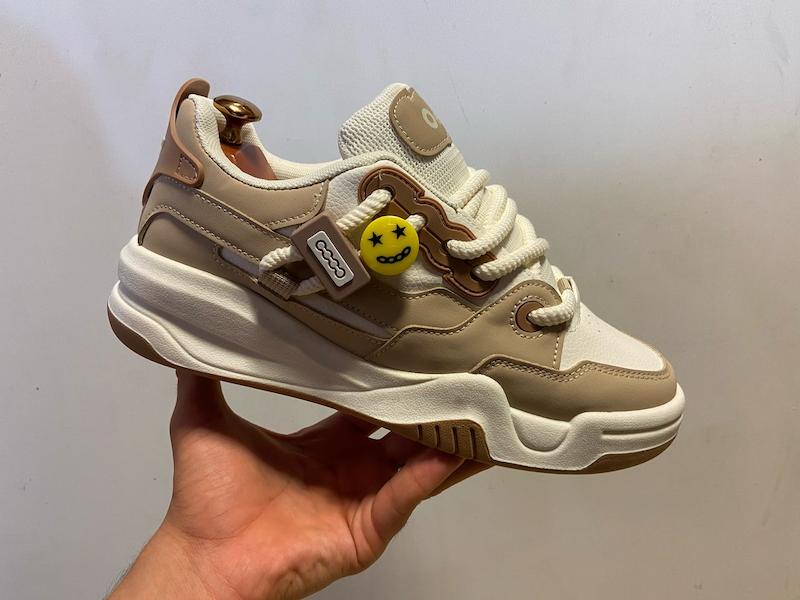 کتونی مردانه‌زنانه استریت رنگ کرم مدل هپی روپ بازارل – Bazarell Happy Rope Cream Performance Sneakers | کتونی سبک، تنفسی و ترند ۲۰۲۵