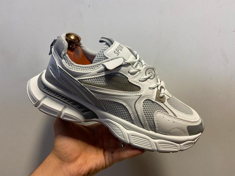 کتونی ورزشی و روزمره مردانه AeroSport X-Stream – رنگ سفید نقره‌ای | BAZARELL  AeroSport X-Stream Men’s Athletic & Daily Sneakers – White Silver