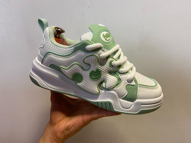 کتونی استریت چانک‌ویو پرو سبز–سفید بازارل | BAZARELL street ChunkWave PRO Mint–White Sneakers