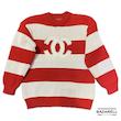 پلیور راه‌راه طرح شنل مدل لوکس پاییزی رنگ شکلاتی | CHANEL Striped Knit Sweater 