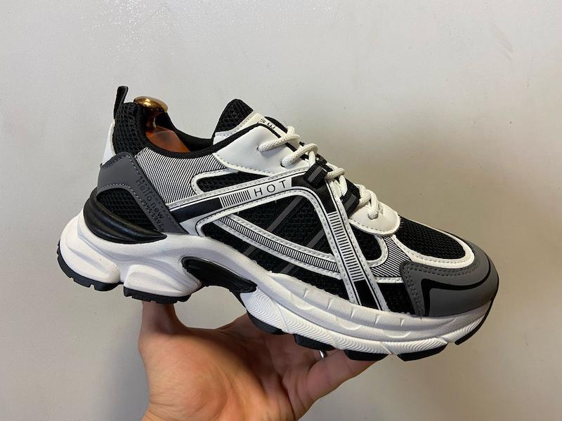 کتونی رانینگ چانکی مشکی سفید مدل HOT Runner – Men’s HOT Runner Chunky Running Sneakers