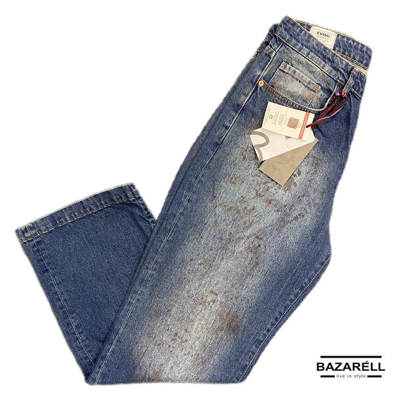 شلوار جین آبی مردانه استریت‌واش مدل Regular Fit Men’s Blue Washed Regular Fit Denim Jeans