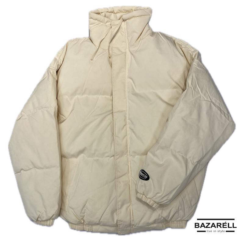 کاپشن پفی شیری Urban Shield | کاپشن زمستانی مردانه‌زنانه مدل ارتشی کلاسیک و ضدآب  Urban Shield Milky White Puffer Jacket | Classic Waterproof Unisex Winter Coat