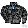 کاپشن پافر کروم مشکی مردانه‌زنانه ضخیم بازارل | BAZARELL Men’s Black Glossy Puffer Jacket