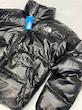 کاپشن پافر کروم مشکی مردانه‌زنانه ضخیم بازارل | BAZARELL Men’s Black Glossy Puffer Jacket