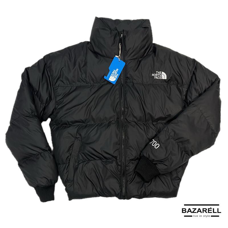 کاپشن پافر مردانه مشکی شمعی ضدآب | مدل لوکس ورنی با دوخت حرفه ای NORTH FACE-Inspired – Winter Black Leather Puffer Jacket (Men’s | NORTH FACE-Inspired | Waterproof)