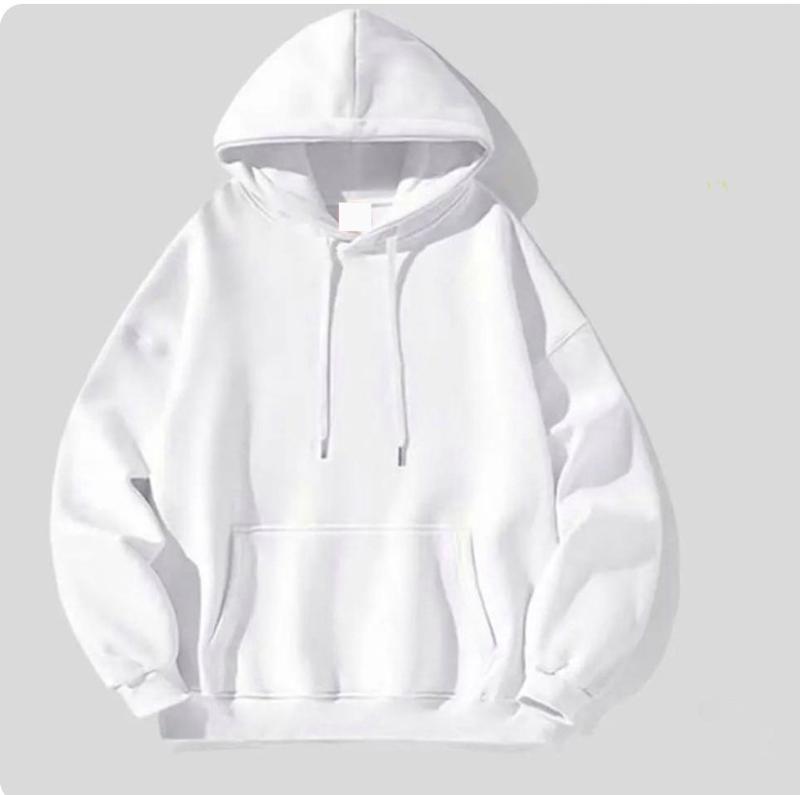 هودی سفید زنانه‌مردانه ضخیم کژوال زمستانی با تن‌خور تمیز و مینیمال – Premium Heavy White Men’s Hoodie | BAZARELL