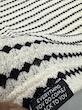 تیشرت مردانه old money بافت درشت طرح‌دار کرم مشکی BAZARELL مدل Old Money Knit Premium BAZARELL Men’s Cream Black Striped Knit T-Shirt – Old Money Premium Texture
