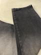 شلوار جین مردانه مام فیت طوسی تیره فید دیسترس BAZARELL | BAZARELL Men Dark Grey Mom Fit Distressed Jeans