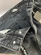 شلوار جین مردانه مام فیت طوسی تیره فید دیسترس BAZARELL | BAZARELL Men Dark Grey Mom Fit Distressed Jeans