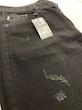 شلوار جین مردانه مام فیت مشکی دیپ دیسترس BAZARELL | BAZARELL Men Black Mom Fit Distressed Jeans