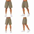 شلوارک مردانه‌زنانه کارگو شمعی سبز زیتونی BAZARELL مدل Urban Trek Cargo Shorts BAZARELL Olive Green Cargo Nylon Shorts | Urban Trek Men’s-Women’s Style