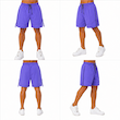 شلوارک مردانه‌زنانه شمعی زیپ‌دار بنفش BAZARELL مدل VIOLET ZIP WAVE – Purple Cargo Nylon Shorts