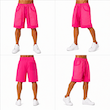 شلوارک کارگو شمعی مردانه‌زنانه نئونی صورتی BAZARELL مدل Pulse Pink Cargo Shorts BAZARELL Pulse Pink Men’s Cargo Nylon Shorts