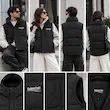 پافر مردانه‌زنانه مشکی طرح بالنسیاگا شمعی مدل Urban Puffer Vest | BAZARELL