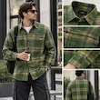 پیراهن بافت چهارخانه فلانل پاییزی سبز‌ـ‌زرد مردانه‌زنانه مدل Lumberjack | بازارل BAZARELL Green-Yellow Flannel Plaid Lumberjack Shirt – Unisex (Male-Female Fit)