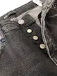 شلوار جین مام فیت ذغالی مردانه طرح وینتیج | Charcoal Vintage Mom Fit Jeans – BAZARELL