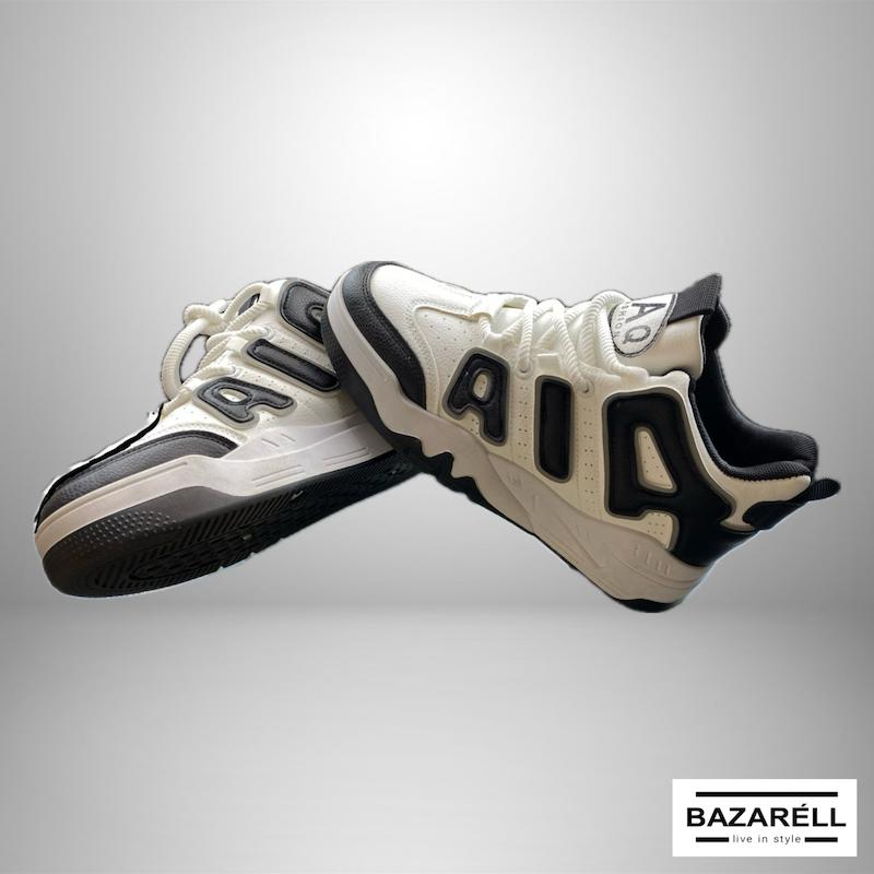 کتونی طرح nike air سفید مشکی