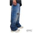 ‎شلوار جین زاپ‌دار مردانه BAZARELL – استایل وینتج با روح خیابانی مدرن 	•	BAZARELL Men’s Ripped Vintage Jeans – Classic Cut, Urban Edge