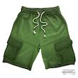 شلوارک کارگو سبز مردانه MONTBLANC – استایل تابستانه لوکس و اسپرت | MONTBLANC Green Cargo Shorts for Men – Luxury & Sporty Summer Style