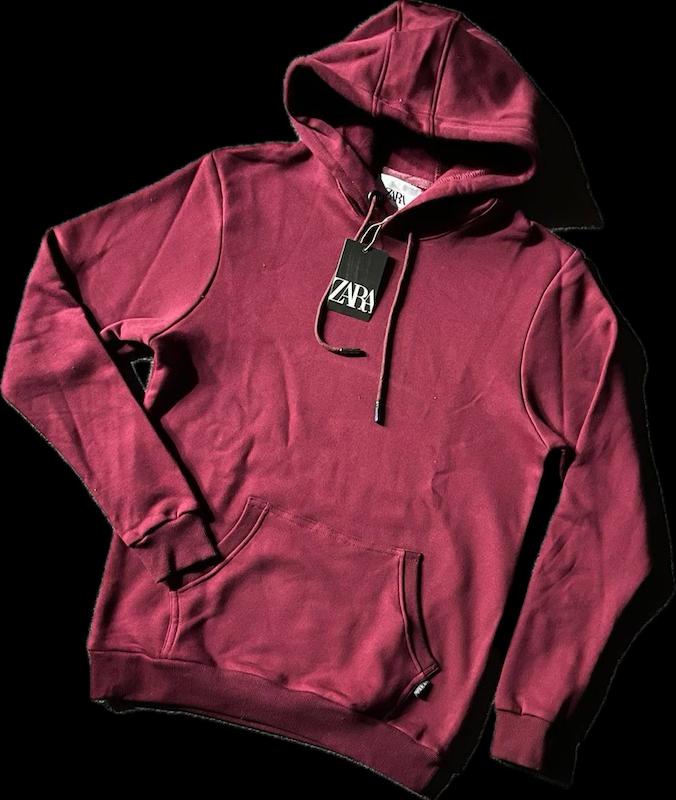 هودی زرشکی زارا مردانه | استایل برند و خاص | ZARA dark red Hoodie for Men | Branded & Stylish