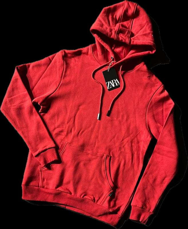 هودی قرمز زارا زنانه مردانه | استایل برند و خاص ZARA red Hoodie unisex | Branded & Stylish