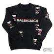پلیور مشکی مردانه دیزاین‌دار مدل Balenciaga – استایل خیابانی خاص | BAZARÈLL Men’s black Distressed Balenciaga Sweater – Unique Streetwear Style
