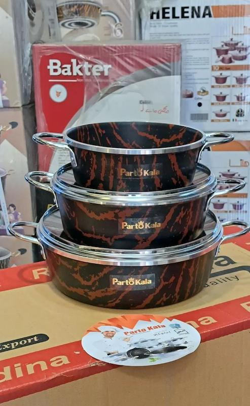 ماهی تابه دو دسته ماربل