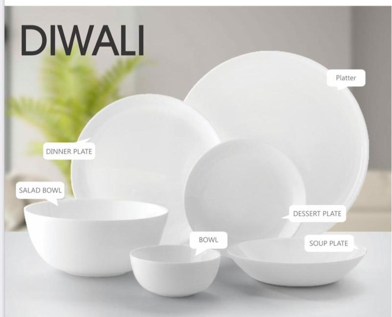 سرویس 26 پارچه قالب دیوالی گرد