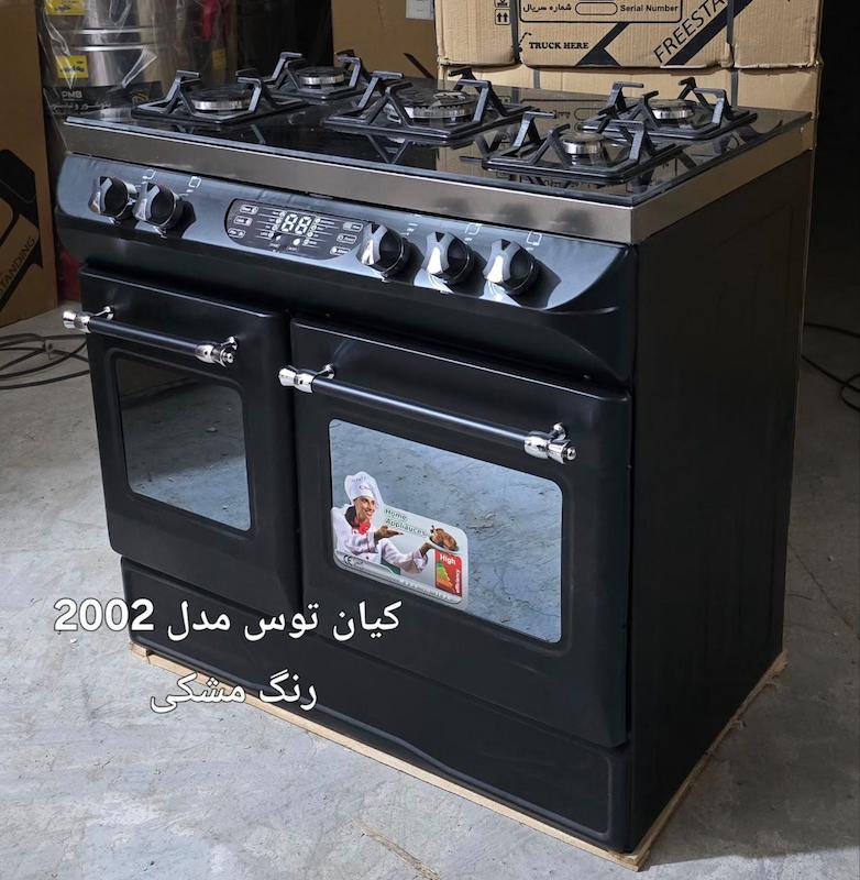 اجاق گاز طرح فر رو شیشه مدل2002 