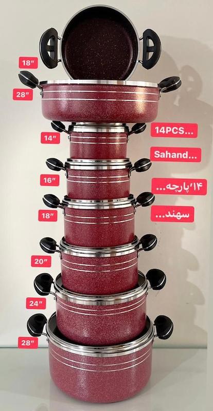 سرویس 14پارچه لبه دار داخل گرانیتی سهند 