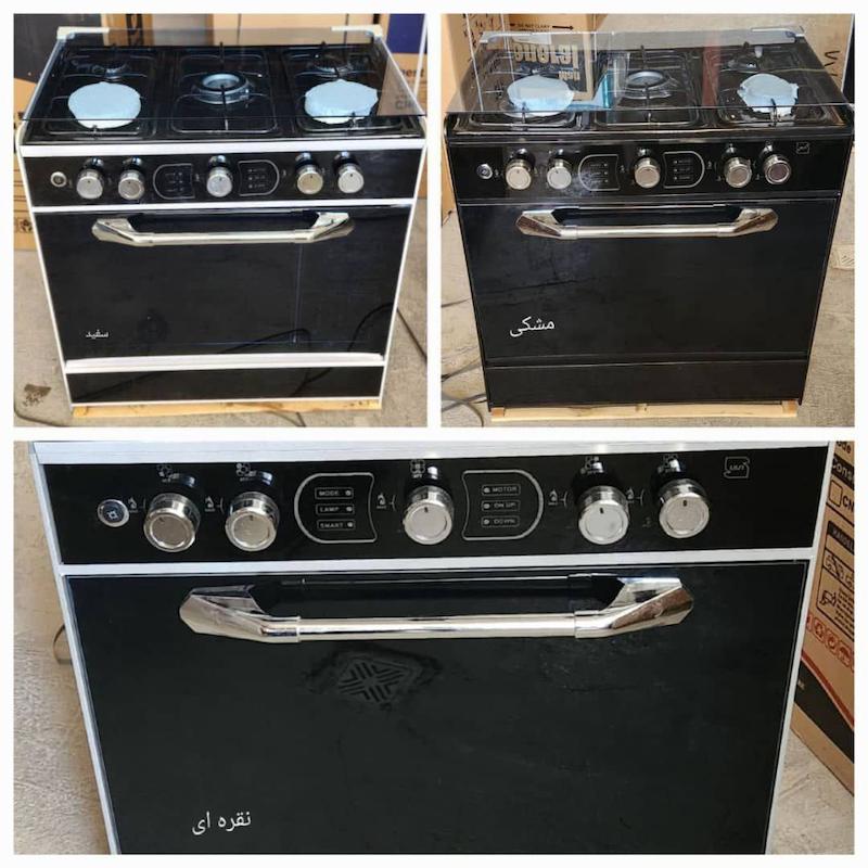 اجاق طرح فر رو لعاب ساده