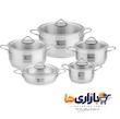 سرویس قابلمه استیل 10 پارچه KST مدل 5010