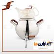 کتری و قوری کیانا استیل کروپ ست کد 1801