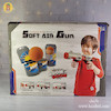 تفنگ soft air gun با قوطی هدف