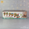 بازی آموزشی مونته سوری قطار چوبی اشکال(Wooden Train)