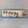 بازی آموزشی مونته سوری قطار چوبی اشکال(Wooden Train)