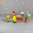 ست فست فود ساندویچ همبرگر و هات داگ Food Series