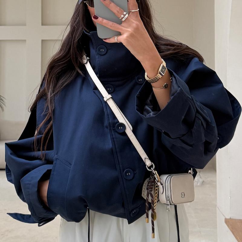 کاپشن سرمه ای